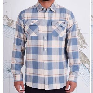 Salty Crew First Light Flannel - Natural